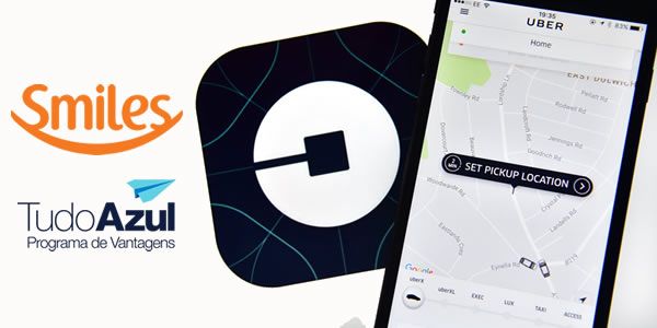 Resgate créditos Uber com suas milhas